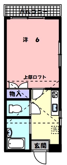 間取図（ネイチャーハウス２０５）